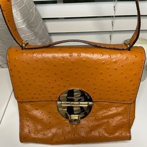 Michael Kors Hamilton Small Orange Satchel